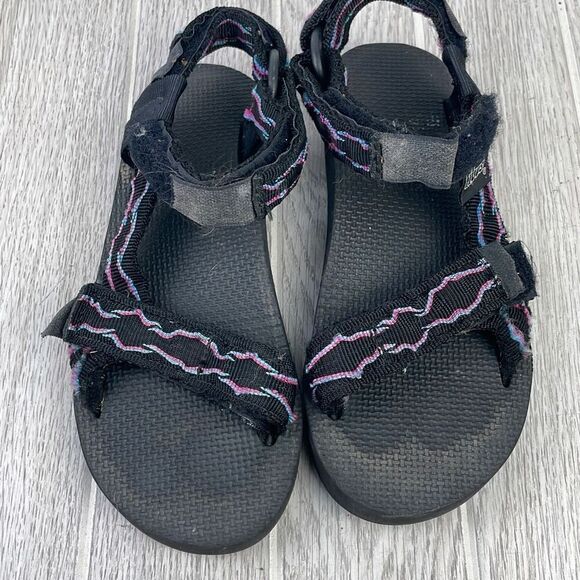 Fibus Womens Hiking Sport Sandals Strap Black Multicolor Size 5 - Picture 3 of 8
